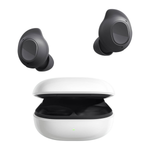 Samsung Galaxy Buds FE wireless earbuds in compact charging case