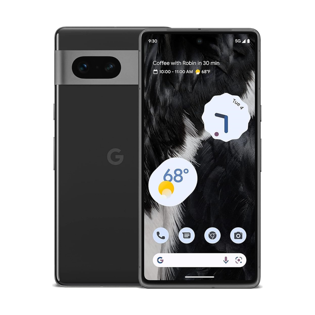 Google Pixel 7 unlocked smartphone with front display