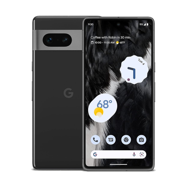 Google Pixel 7 unlocked smartphone with front display
