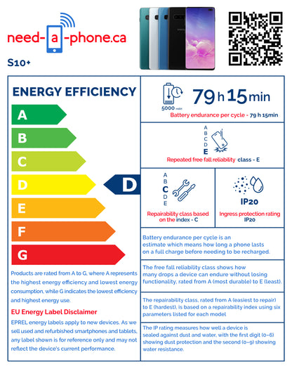 Samsung Galaxy S10+ débloqué 