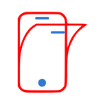 Tempered glass screen protector for a smartphone with in-store installation