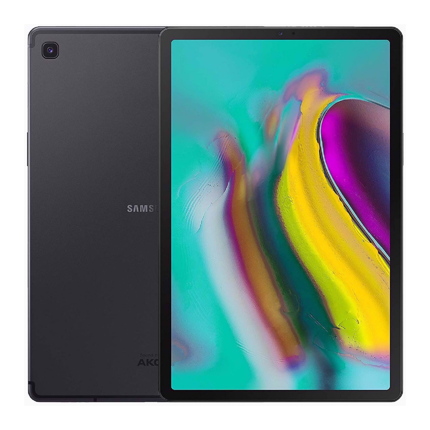 Samsung Galaxy Tab S5e tablet with 10.5-inch Super AMOLED display and slim metal body.