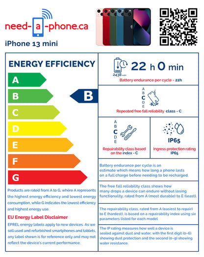 iPhone 13 Mini débloqué