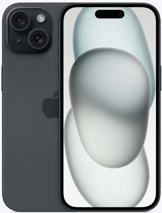 iPhone 15 Plus Unlocked with 6.7 inch Super Retina XDR OLED display and dual rear camera system.